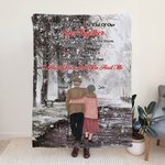 Gepersonaliseerd Als We Samen Aan Het Eind Van Ons Leven Komen Flanellen Sherpa Deken Vrouw Cadeau Huwelijksverjaardag