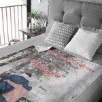 Gepersonaliseerde No Matter How Old We Get Never Stop Holding Hands Deken Gift voor echtgenoot Sherpa Flannel