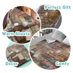 Personalisierte Für die Welt können Sie eine Person sein, aber für mich sind Sie die Welt Decke Hochzeitstag Geschenk Sherpa Flanell