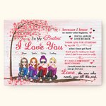 Personalized To My Besties Frameless Painting Friendship Home Decoration Birthday Gift for Friends