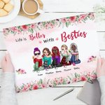 Henkilökohtainen elämä on parempi Besties kehyksetön maalaus syntymäpäivä seinä sisustus syntymäpäivä lahja ystäville