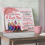 Personalized To My Besties Frameless Painting Friendship Home Decoration Birthday Gift for Friends