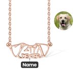 Gepersonaliseerde Leuke Hond Kat Ras Oren Ketting met Naam Verjaardag Verjaardagscadeau voor Hond Kat Huisdier Liefhebbers