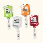 Gepersonaliseerde Medische Infuus Zak Glitter Badge Reel ID Naam Label Grappige Verpleegkundigen Week Gift voor Verpleegkundige Arts Medisch Personeel