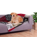 Couverture avec Photos et Nom Personnalisés pour Chien et Chat Cadeau de Noël pour les Amoureux des Animaux de Compagnie