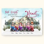 Personalised Best Friends Forever Never Apart Frameless Painting Friendship Room Decor Birthday Gift for Friends