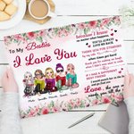 Personalized Thank You For Standing By My Side Frameless Painting Anniversary Wall Decor Birthday Gift for Friends