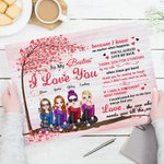 Personalized To My Besties Frameless Painting Friendship Home Decoration Birthday Gift for Friends