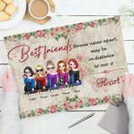 Personalised Best Friends Forever Never Apart Frameless Painting Friendship Home Decoration Birthday Gift for Friends