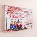 Personalized To My Besties Frameless Painting Friendship Home Decoration Birthday Gift for Friends