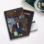 Personalized If Not Now Then When Portable Passport Cover with Name Travel Trip Accessory Birthday Christmas Gift for Friends Family