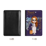 Personalizzato Travel Is My Therapy Coperchio portatile per passaporto da viaggio con nome Accessorio di viaggio Compleanno Regalo di Natale per amici