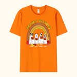 T-shirt Personnalisé avec 1-4 Chiens de Fantôme et Noms Thème Spooky Seasons Cadeau Amusant Halloween Anniversaire pour Famille Amis