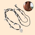 Personalisierte Pferd Equine Rhythmus Perlen Halskette mit Glocken Pferd Zubehör Geschenk für Pferdeliebhaber