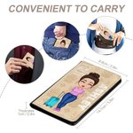 Gepersonaliseerde Just A Girl Who Loves Reizen Stijlvolle Draagbare Paspoort Cover met Naam Reis Reis Accessoire Verjaardagscadeau voor Vrienden Famil