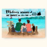 Personalizzato Making Wonderful Memories Canvas Painting Wall Decoration Gift for Family Camping Lover