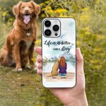 Henkilökohtainen elämä on parempaa koirien kanssa Lokki Puhelin Asia Syntymäpäivälahja koirien ystäville