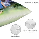 Funda de almohada personalizada Camping Partners For Life Family Decoración del hogar Regalo de aniversario Regalo de cumpleaños