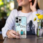 Personalisierte Sie für immer in meinem Herzen Möwe Telefon Fall Geburtstag Geschenk für Hundeliebhaber