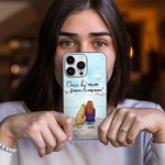 Personalized Once By My Side Forever In My Heart Seagull Phone Case Birthday Gift for Dog Lovers