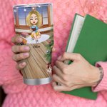 Personalizzato Just A Girl Who Loves Books 30oz Tumbler Compleanno Natale Regalo di lettura per sorella amica amante dei libri