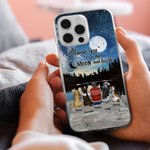 Henkilökohtainen Rakastan sinua kuuhun ja takaisin Starry Sky Puhelin tapauksessa syntymäpäivälahja koiran ystäville