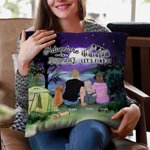 Funda de cojín personalizada Family Adventure Is Out There Let's Find It Regalo de Navidad Regalo de Acción de Gracias Regalo de Cumpleaños