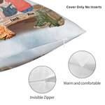 Personalised Family Throw Pillow Cover Life Is Better Around The Campfire  Anniversary Gift Home Decoration for Living Room