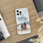 Henkilökohtainen Kerran vierelläni ikuisesti sydämessäni Clear Phone Case joululahja syntymäpäivä Memorial lahja lemmikkieläinten ystäville