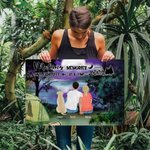 Tableau de décoration murale sans cadre personnalisé Camping avec chien en fourrure Cadeau pour les amoureux du camping