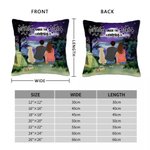 Personalizado Vamos a dormir bajo las estrellas Camping Familia Funda de almohada Regalo de aniversario Regalo de cumpleaños