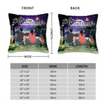 La vida es mejor alrededor de la hoguera Funda de cojín familiar personalizada Regalo de aniversario Regalo de San Valentín Decoración del hogar Sofá 