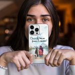 Henkilökohtainen Kerran vierelläni ikuisesti sydämessäni Clear Phone Case joululahja syntymäpäivä Memorial lahja lemmikkieläinten ystäville