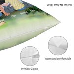 Funda de cojín personalizada Family Home Is Where We Park It Regalo de aniversario Regalo de San Valentín Decoración del hogar