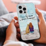 Personalized Once By My Side Forever In My Heart Seagull Phone Case Birthday Gift for Dog Lovers