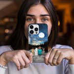 Henkilökohtainen Kerran rinnallani ikuisesti sydämessäni Starry Sky Puhelin tapauksessa syntymäpäivälahja koiran ystäville