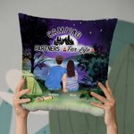 Funda de almohada personalizada Camping Partners For Life Family Decoración del hogar Regalo de aniversario Regalo de cumpleaños