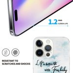 Personalisierte Leben ist besser mit Fell Baby Möwe Telefon Fall Geburtstag Geschenk für Hundeliebhaber