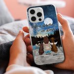 Personligt Life Is Better With Dogs Starry Sky Telefonfodral Födelsedagspresent för hundälskare