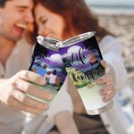 Personalised Life is Better Around The Campfire 30oz Curved Tumbler Valentine's Day Gift Christmas Gift for Family Couple