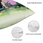 Funda de cojín personalizada Family Adventure Is Out There Let's Find It Regalo de Navidad Regalo de Acción de Gracias Regalo de Cumpleaños