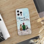 Personalized Life Is Better With Fur Baby Seagull Phone Case Birthday Gift for Dog Lovers