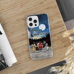 Henkilökohtainen Rakastan sinua kuuhun ja takaisin Starry Sky Puhelin tapauksessa syntymäpäivälahja koiran ystäville