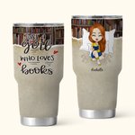 Personalisierte niedlich Lesen Mädchen 30oz Becher Geburtstag Weihnachten Lesen Geschenk für Schwester Freunde