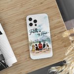 Henkilökohtainen Sinä ikuisesti sydämessäni Lokki Phone Case Syntymäpäivälahja koiran ystäville Lovers