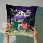 Funda de cojín de acampada familiar personalizada Noche haciendo recuerdos de acampada en acampada Aniversario Cumpleaños Regalo