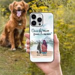 Henkilökohtainen Kerran vierelläni ikuisesti sydämessäni Clear Phone Case joululahja syntymäpäivä Memorial lahja lemmikkieläinten ystäville