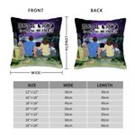 Funda de cojín personalizada Family Home Is Where We Park It Regalo de aniversario Regalo de San Valentín Decoración del hogar