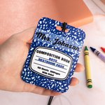 Henkilökohtainen Classic Apple Composition Book Style Kaksipuolinen Hall Pass Opettaja Lanyard School Takaisin kouluun arvostus viikko lahja Primary T