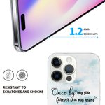 Henkilökohtainen Kerran vierelläni ikuisesti sydämessäni Clear Phone Case joululahja syntymäpäivä Memorial lahja lemmikkieläinten ystäville